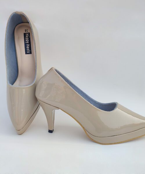 Slip-On Round-Toe Pumps High Heel