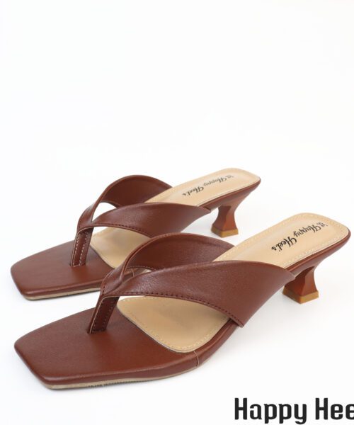 Solid Pencil Heeled Sandals