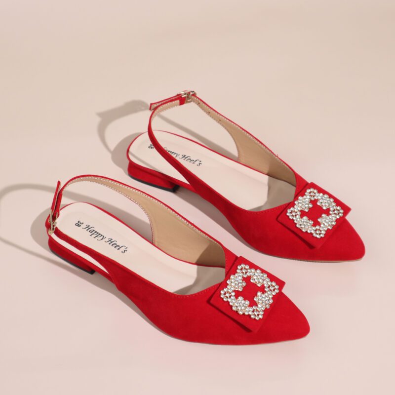 Half Covered Shoe's With Beautiful Bow-HH-305