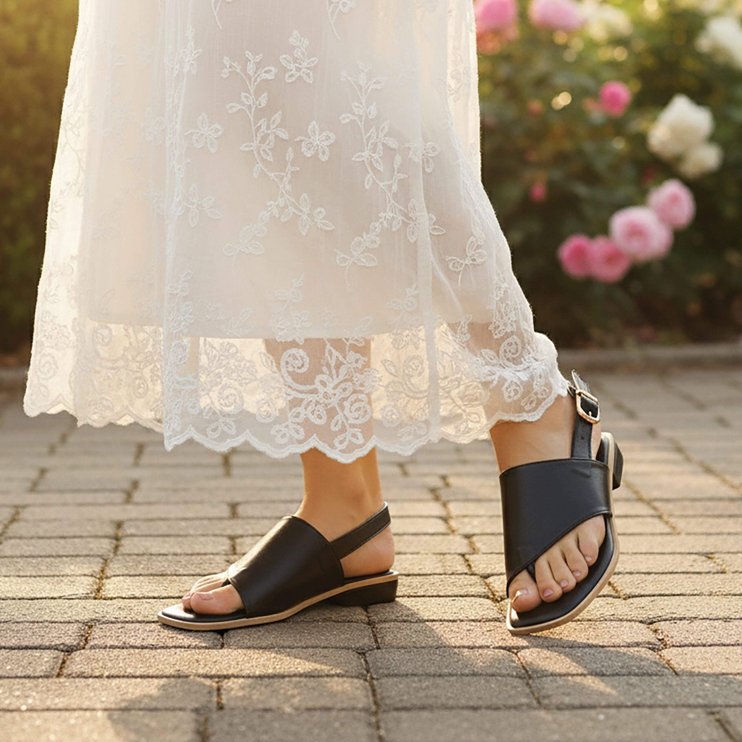 Ladies JULIA FILIO Leather sole Soft & Comfort Sandals-HH-89