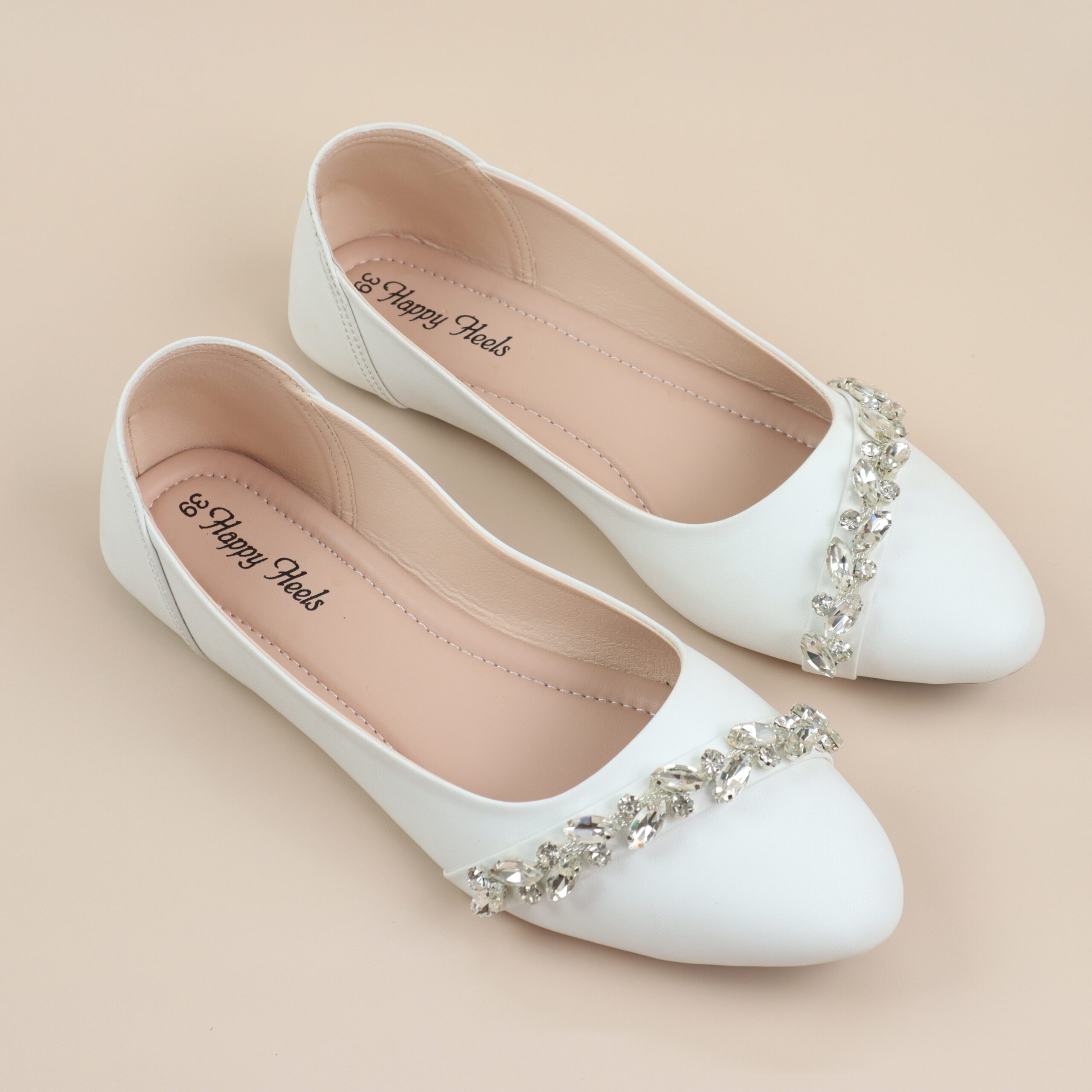 Chic Crystal Comfort Flats-HH-316