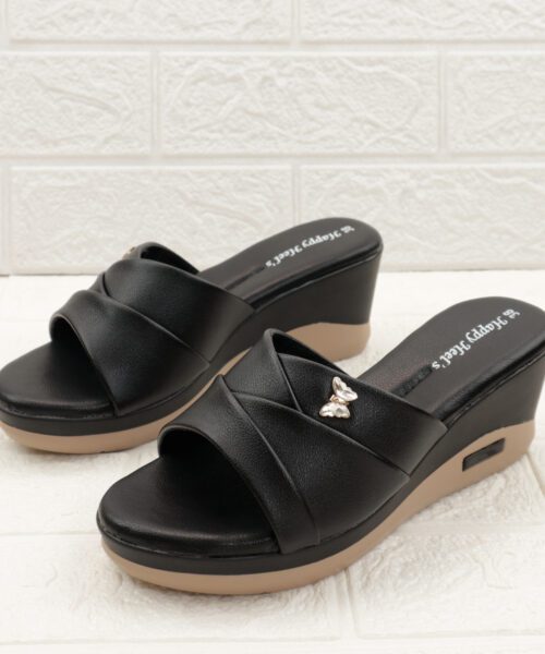 Comfort Wedge Slide Sandal-HH347