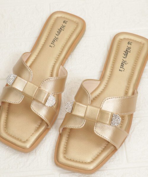 Crystal Bow Slide-HH348