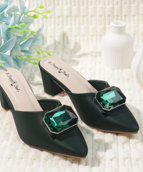 Crystal Mule Heels-HH352