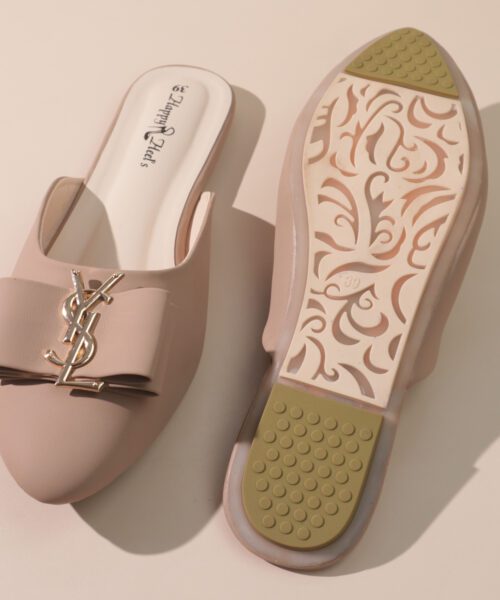 Bow Mule Flat Sandals-HH358