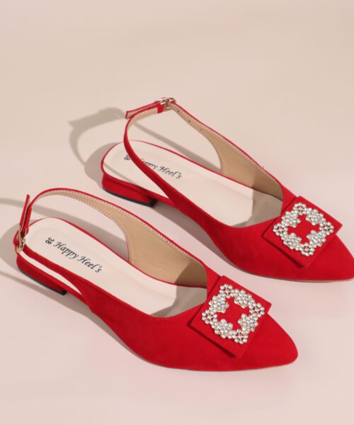 Half Covered Shoe's With Beautiful Bow-HH-305