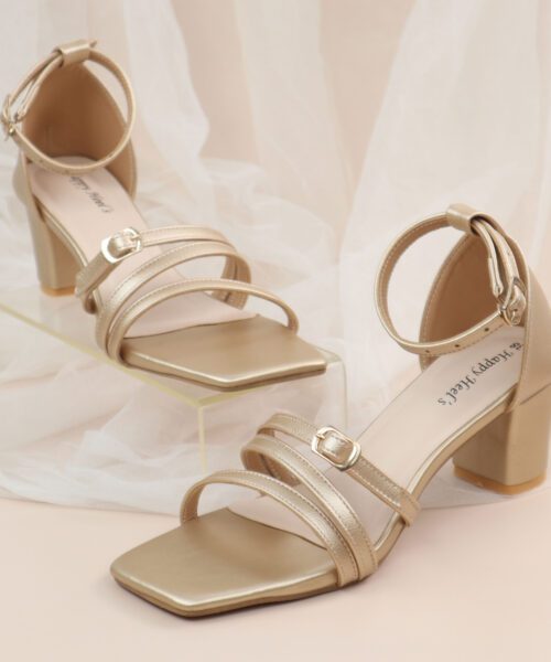 Multi Streep Semi Heel- HH-306