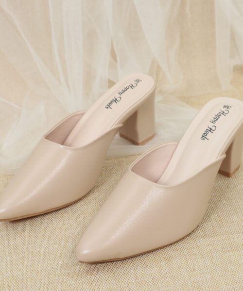 Half Covered Heel Mule-HH321