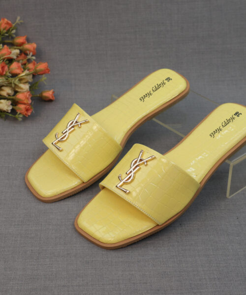Elegant Croc Finish Slides-HH335