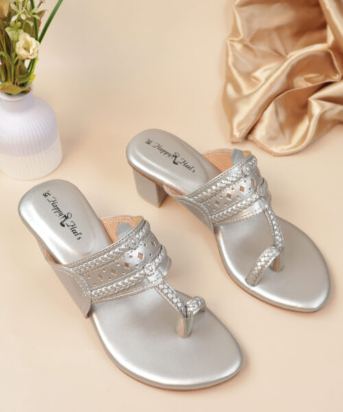 Elegant Embellished Toe-Ring Sandal
